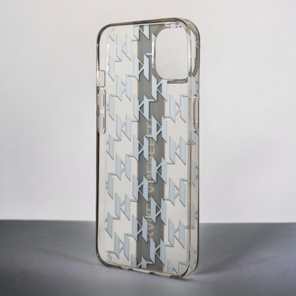 Ovitek Karl Lagerfeld "Monogram Vertical Strap" za iPhone 14 Pro Max (KLHCP14XHKLSPCK)