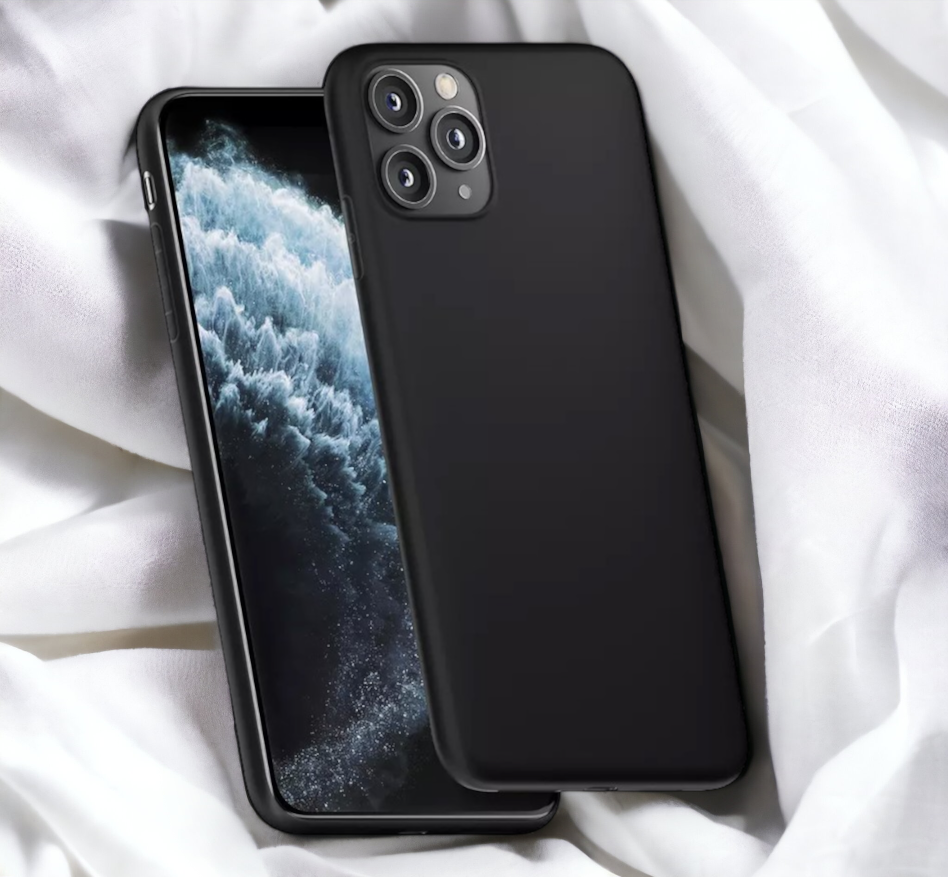Silikonski ovitek "3MK Matt" za Samsung Galaxy S23 - Črna – Črna / TPU silikon