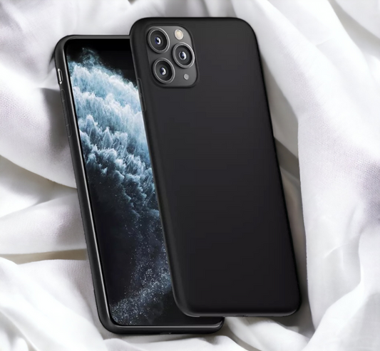 Silikonski ovitek "3MK Matt" za Samsung Galaxy XCover 5 - Črna – Črna / TPU silikon