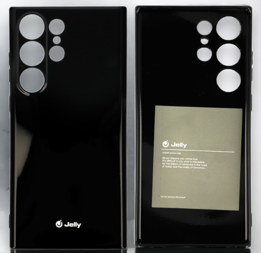 Silikonski ovitek "Jelly" za Samsung Galaxy S23 Ultra – Prozorna / TPU silikon