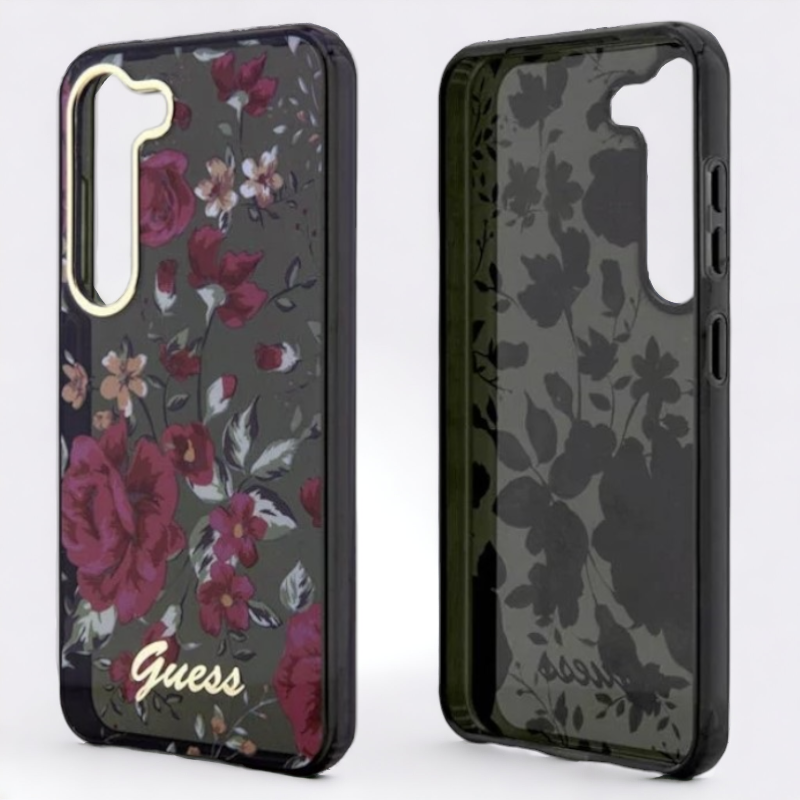 Ovitek Guess "Flower Collection - kaki" za Samsung Galaxy S23 Plus (GUHCS23MHCFWSA)