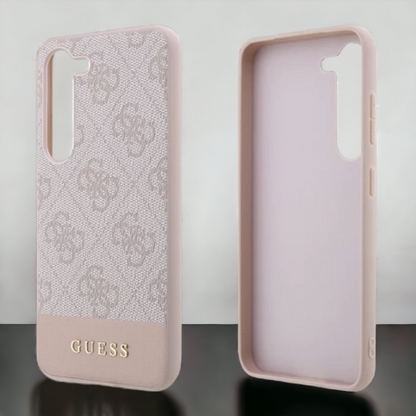 Ovitek Guess "pink - 4G" za Samsung Galaxy S23 (GUHCS23SG4GLPI)