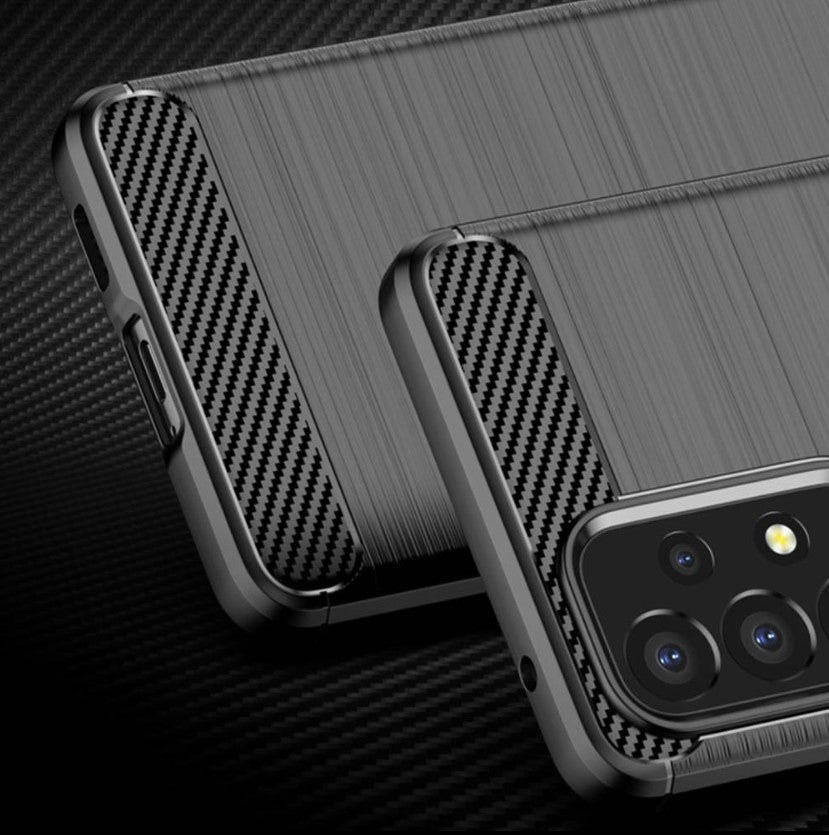 Silikonski ovitek "carbon" za Samsung Galaxy A53 5G - Črna – Techsuit