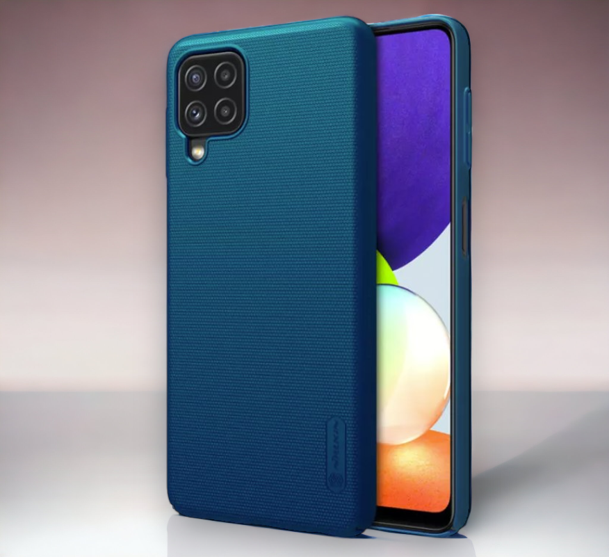 Ovitek "Nillkin Super Frosted" za Samsung Galaxy A22 4G - modra
