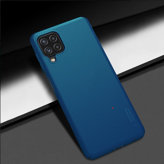 Ovitek "Nillkin Super Frosted" za Samsung Galaxy A22 4G - modra – Modra / PC