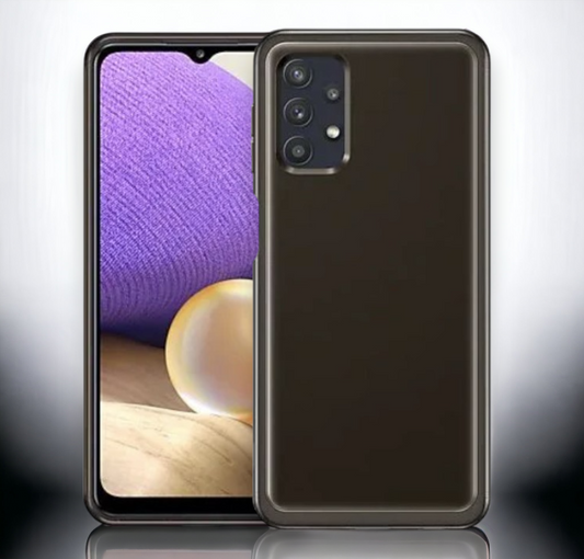 Original Samsung silikonski ovitek "Soft Clear" za Samsung Galaxy A32 5G - črna – Črna / Silikon