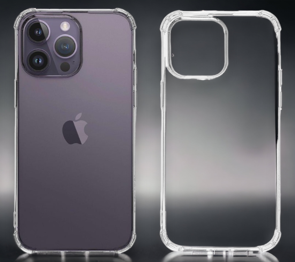 Silikonski ovitek Tactical "Plyo" za iPhone 14 Pro Max - Prozorna – Prozorna / TPU silikon
