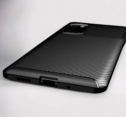 Ovitek "Vennus Carbon Elite" za Samsung Galaxy S20 Lite - črna