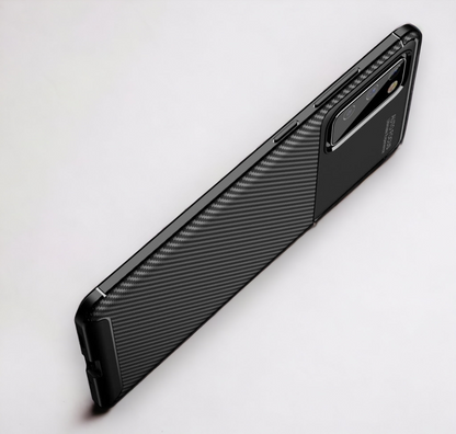 Ovitek "Vennus Carbon Elite" za Samsung Galaxy S20 Lite - črna