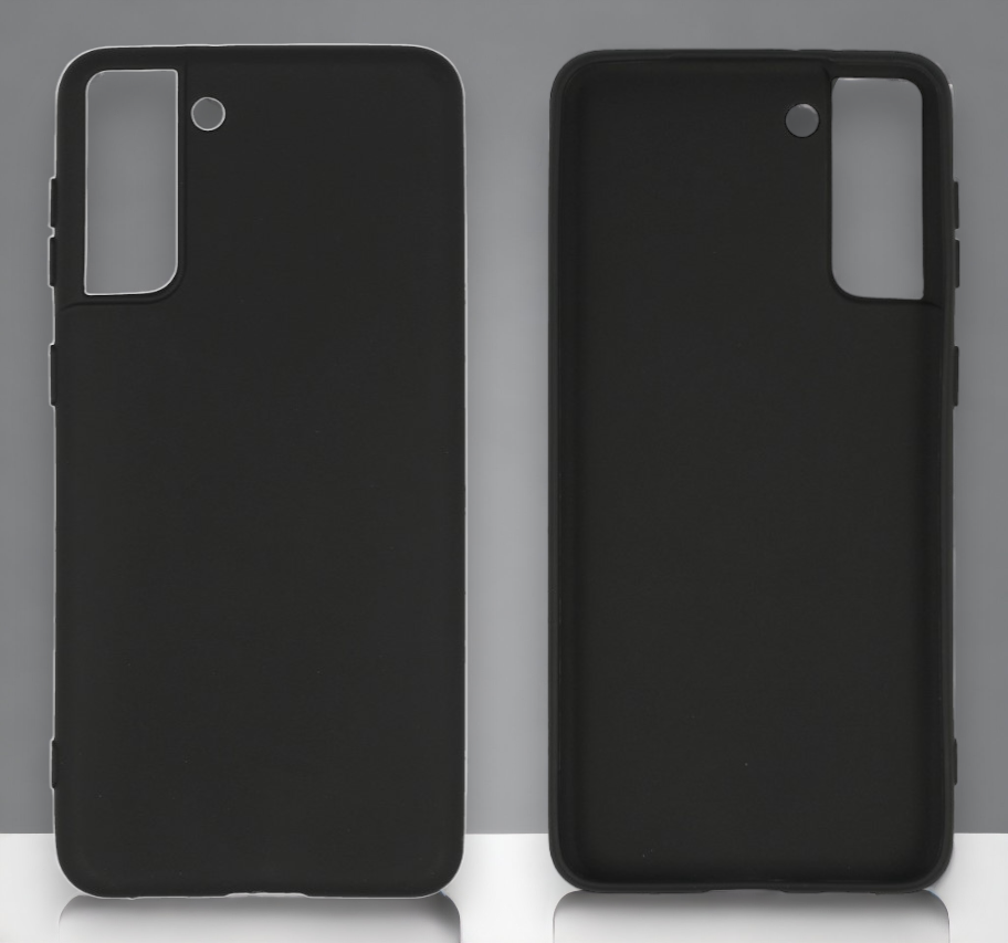 Silikonski ovitek "matt" za Samsung Galaxy S21 Plus - Črna – Infostyle