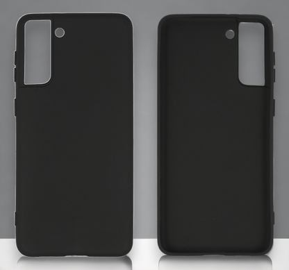 Silikonski ovitek "matt" za Samsung Galaxy S21 Plus - Črna – Infostyle