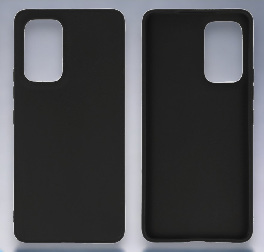 Silikonski ovitek "matt" za Samsung Galaxy A73 5G - Črna – Infostyle