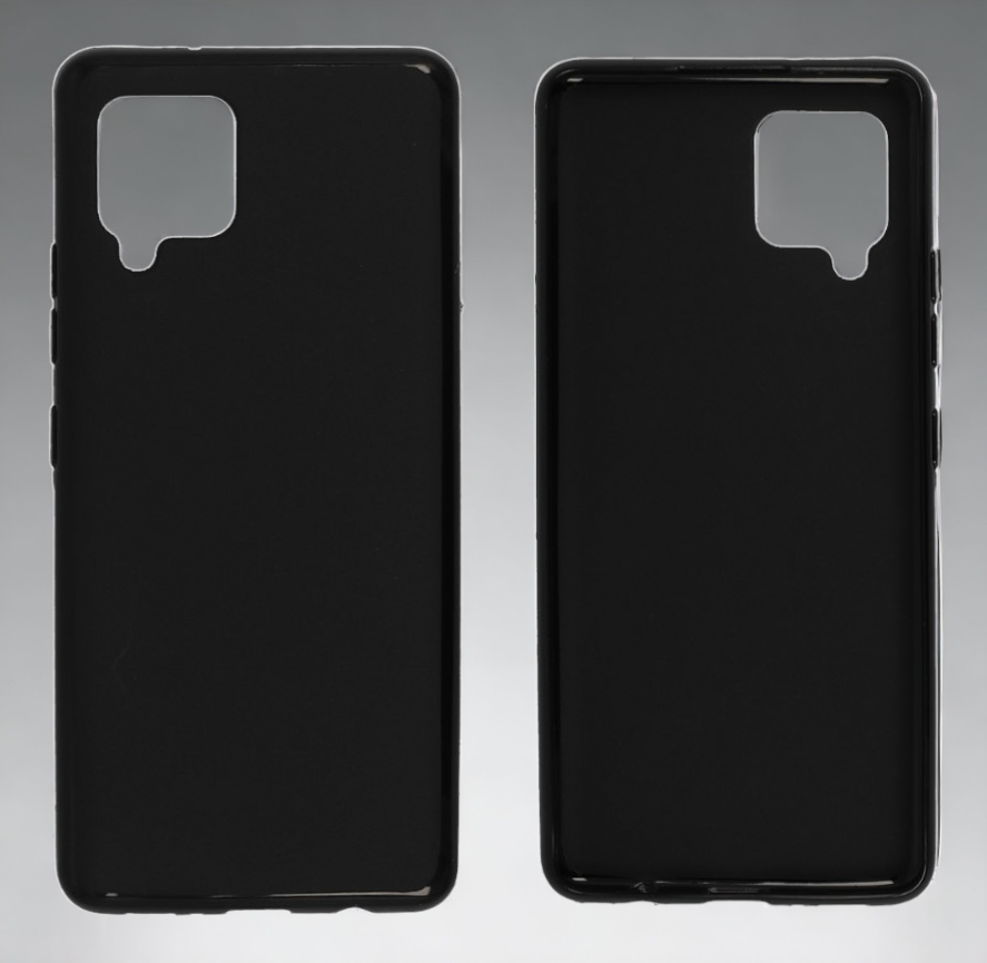Silikonski ovitek "matt" za Samsung Galaxy A42 5G - Črna – Infostyle