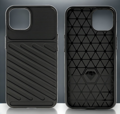 Ovitek "Thunder" za iPhone 13/14/15 - Črna – Infostyle