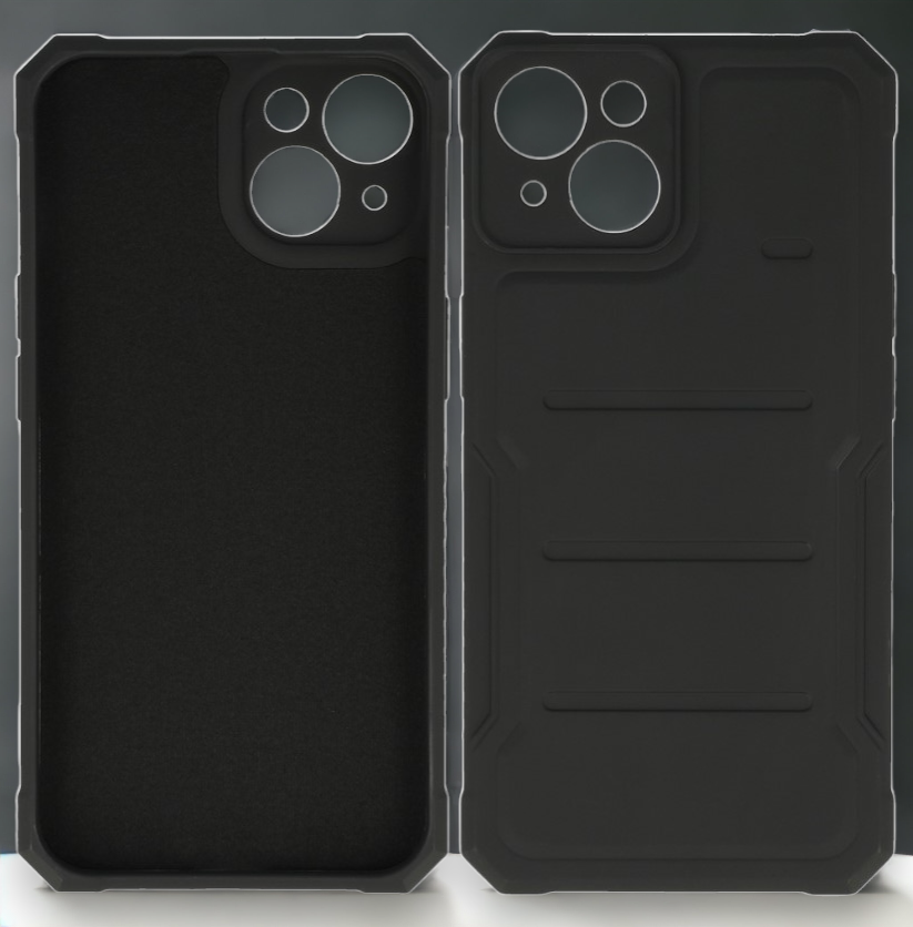 Silikonski ovitek "Protector" za iPhone 14 Plus - črna – Infostyle