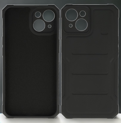 Silikonski ovitek "Protector" za iPhone 14 Plus - črna – Infostyle