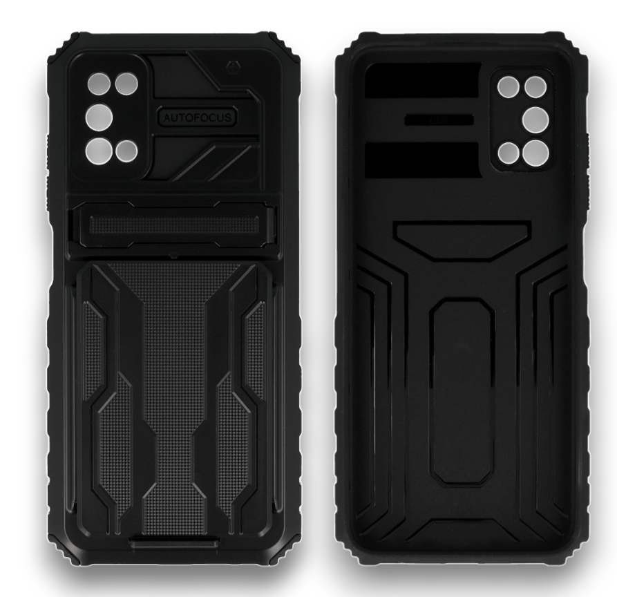 Ovitek "Combo" za Samsung Galaxy A03s - črna – Tel Protect