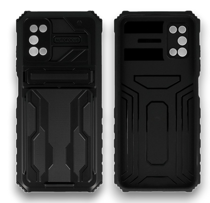 Ovitek "Combo" za Samsung Galaxy A03s - črna – Tel Protect