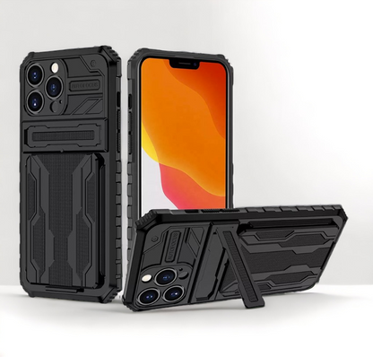 Ovitek "Combo" za Samsung Galaxy A03s - črna – Tel Protect – Črna / PC + TPU silikon