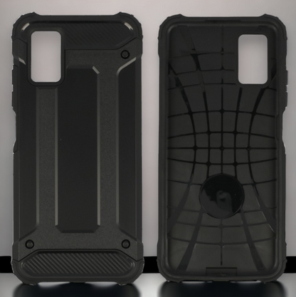 Silikonski ovitek "armor carbon" za Samsung Galaxy A03s - Črna – Infostyle