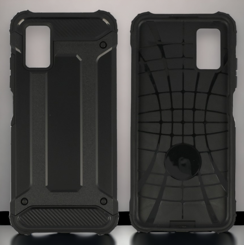 Silikonski ovitek "armor carbon" za Samsung Galaxy A73 5G - Črna – Infostyle