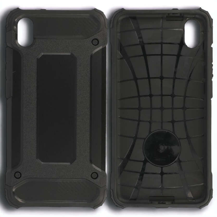 Silikonski ovitek "armor carbon" za Xiaomi Redmi 7A - Črna – Infostyle