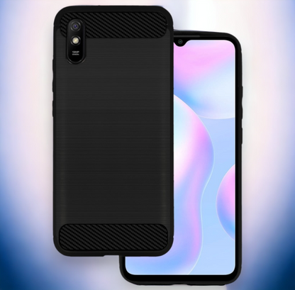 Ovitek "Carbon lite" za Xiaomi Redmi 9A - Črna – Infostyle – Črna / TPU silikon