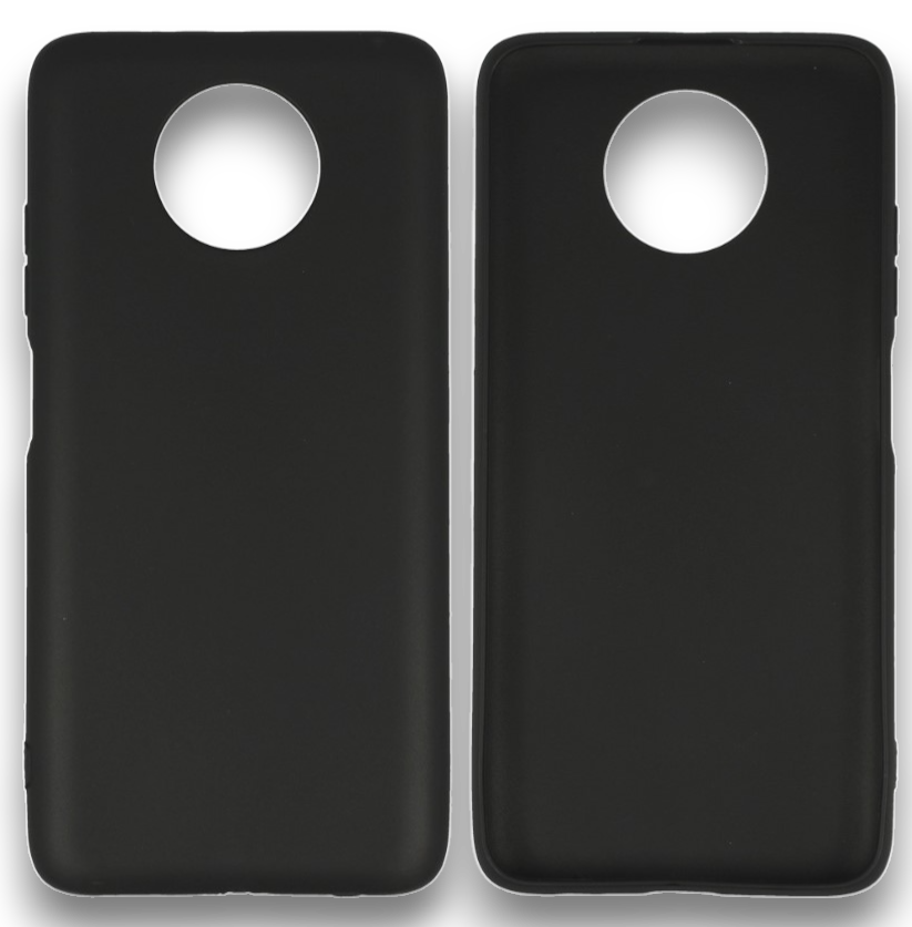 Silikonski ovitek "matt" za Xiaomi Redmi Note 9T - Črna – Infostyle