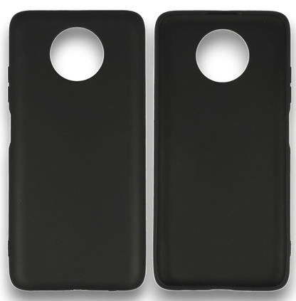 Silikonski ovitek "matt" za Xiaomi Redmi Note 9T - Črna – Infostyle