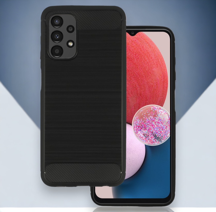 Ovitek "Carbon lite" za Samsung Galaxy A13 4G - Črna – Infostyle – Črna / TPU silikon