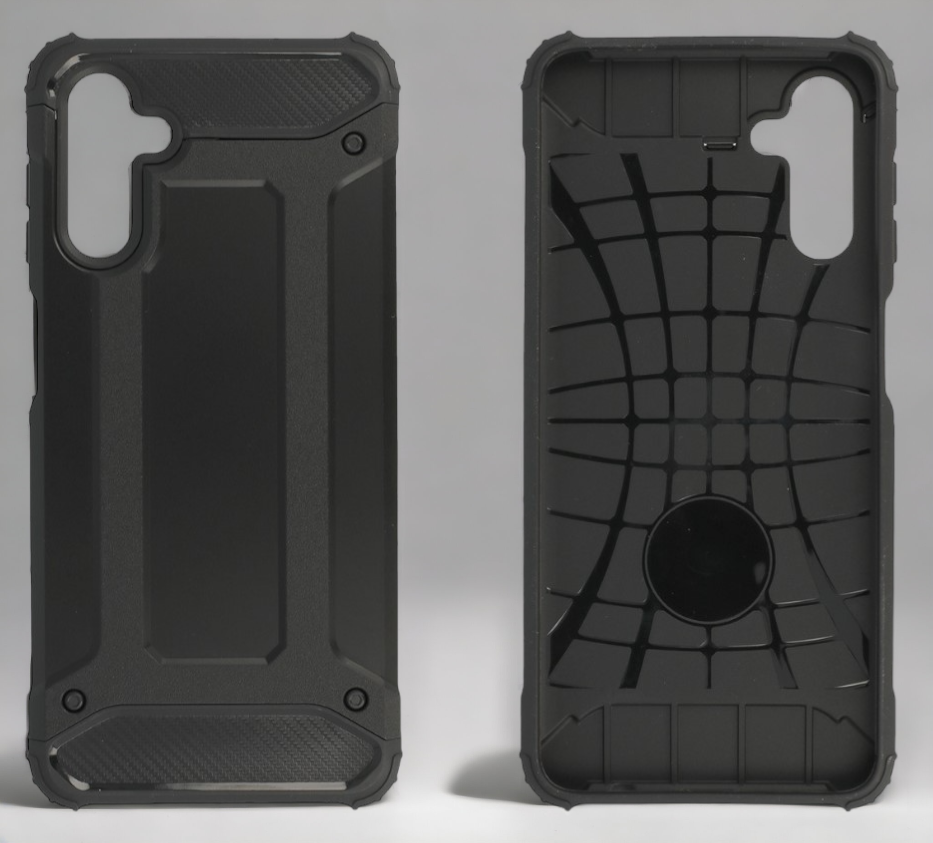 Silikonski ovitek "armor carbon" za Samsung Galaxy A13 4G - Črna – Infostyle