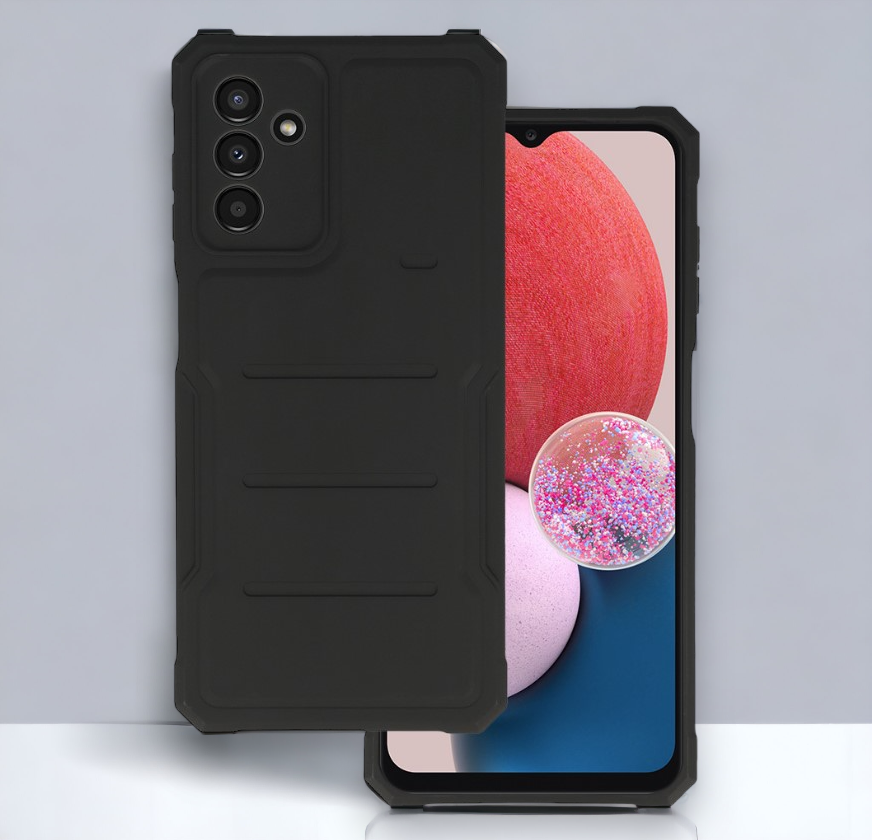 Silikonski ovitek "Protector" za Samsung Galaxy A14 - črna – Infostyle – Črna / TPU silikon