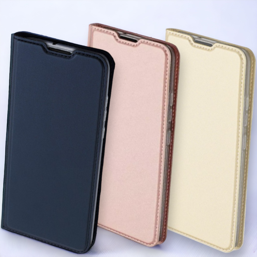 Premium preklopna torbica "SKIN Pro" za Samsung Galaxy A73 5G – Dux Ducis – Zlata / Umetno usnje + TPU silikon