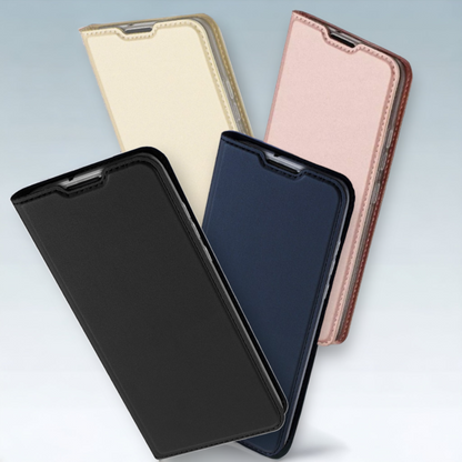 Premium preklopna torbica "SKIN Pro" za Samsung Galaxy A03s – Dux Ducis – Črna / Umetno usnje + TPU silikon