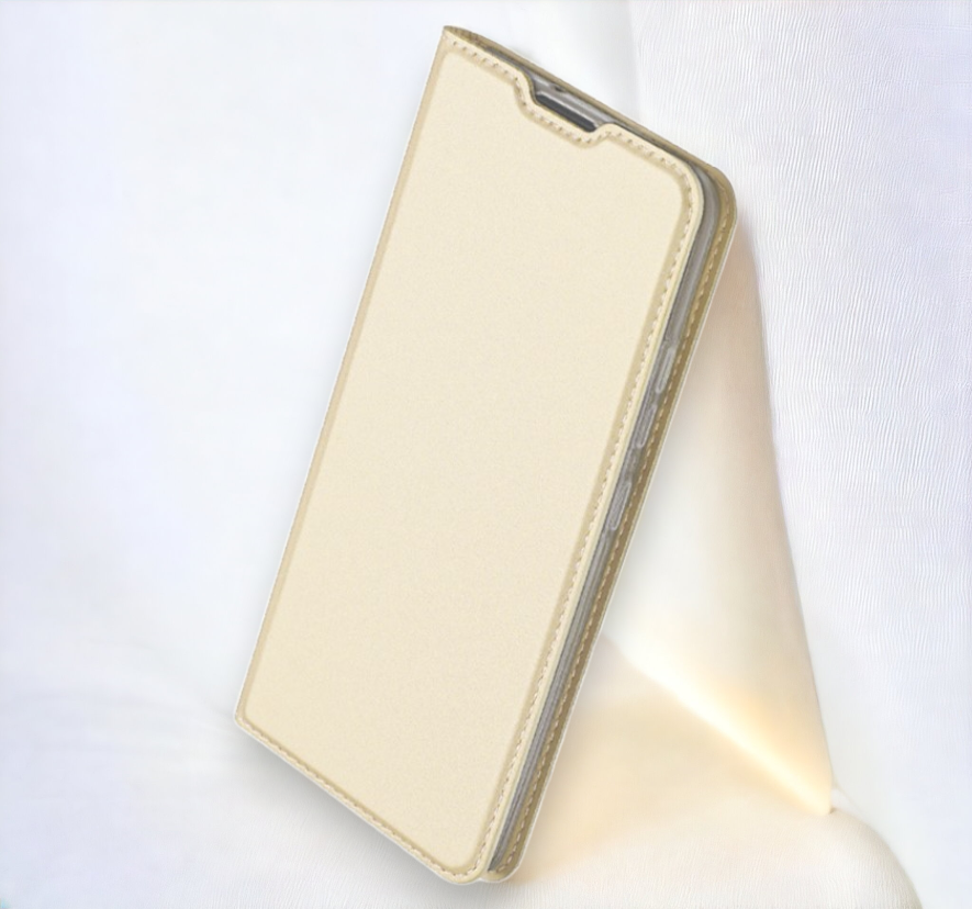 Premium preklopna torbica "SKIN Pro" za Samsung Galaxy A34 5G - Zlata – Dux Ducis – Zlata / Umetno usnje + TPU silikon