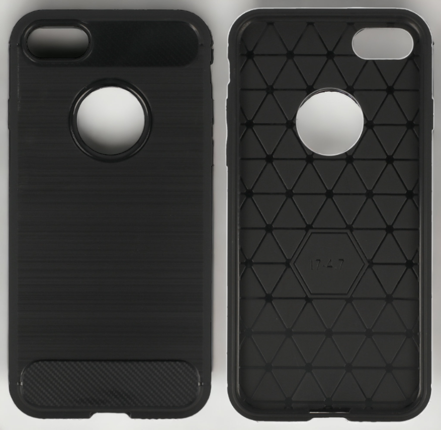 Ovitek "Carbon lite" za iPhone 6/6s/7/8 - Črna – Infostyle