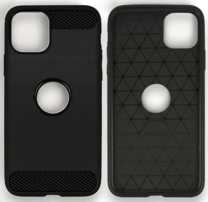 Ovitek "Carbon lite" za iPhone 12/12 Pro - Črna – Infostyle