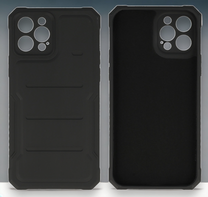 Silikonski ovitek "Protector" za iPhone 13 Pro Max - črna – Infostyle