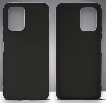 Silikonski ovitek "matt" za Xiaomi Redmi Note 10 5G - Črna – Infostyle