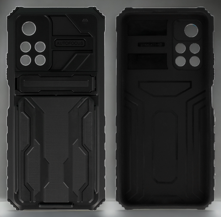 Ovitek "Combo" za Xiami Redmi Note 11 5G - črna – Tel Protect