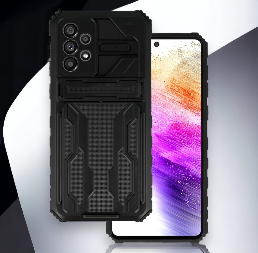 Ovitek "Combo" za Samsung Galaxy A73 5G - črna – Tel Protect – Črna / PC + TPU silikon