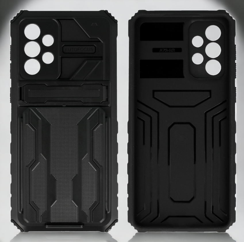 Ovitek "Combo" za Samsung Galaxy A73 5G - črna – Tel Protect