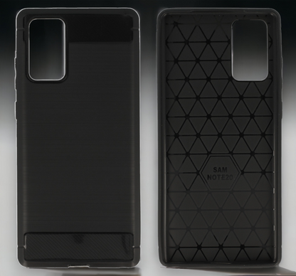 Ovitek "Carbon lite" za Samsung Galaxy Note 20 - Črna – Infostyle