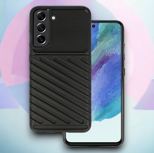 Ovitek "Thunder" za Samsung Galaxy S22 Plus - Črna – Infostyle – Črna / TPU silikon