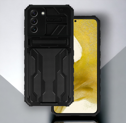 Ovitek "Combo" za Samsung Galaxy S22 Plus - črna – Tel Protect – Črna / PC + TPU silikon