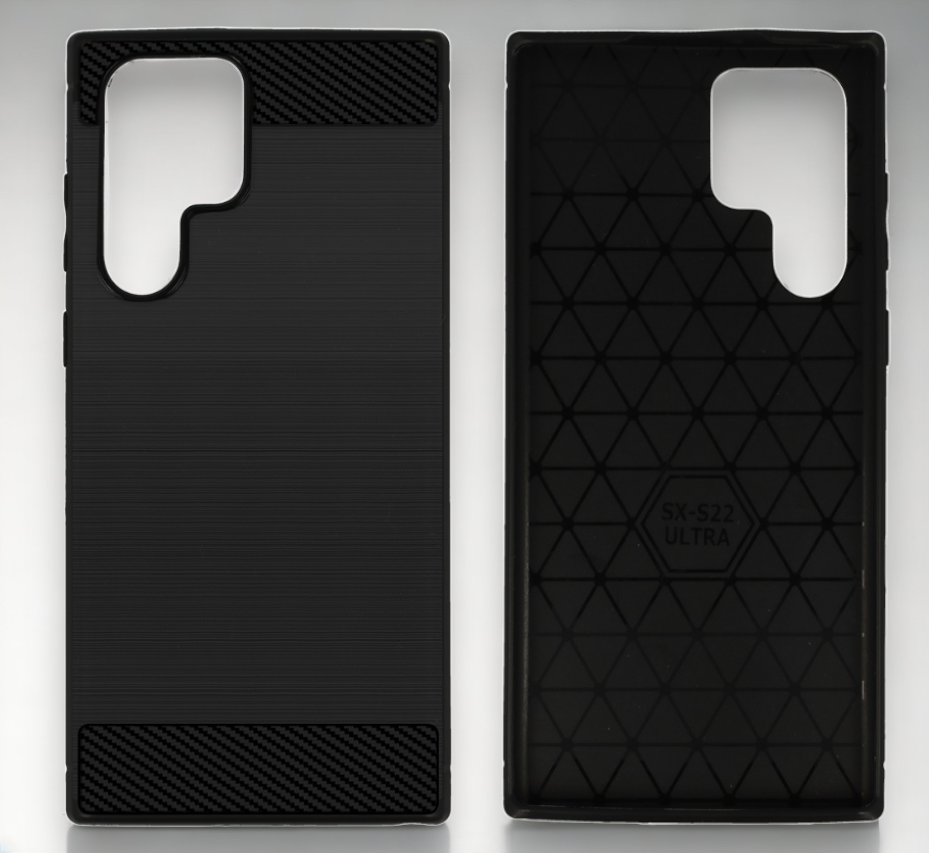 Ovitek "Carbon lite" za Samsung Galaxy S22 Ultra - Črna – Infostyle