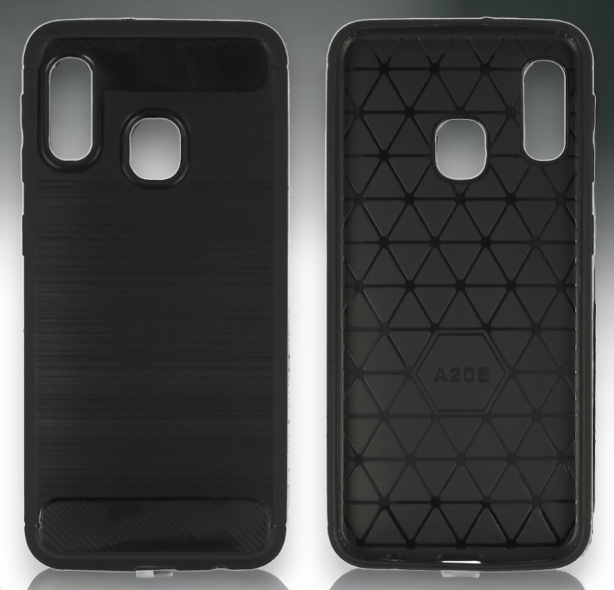 Ovitek "Carbon lite" za Samsung Galaxy A20E - Črna – Infostyle