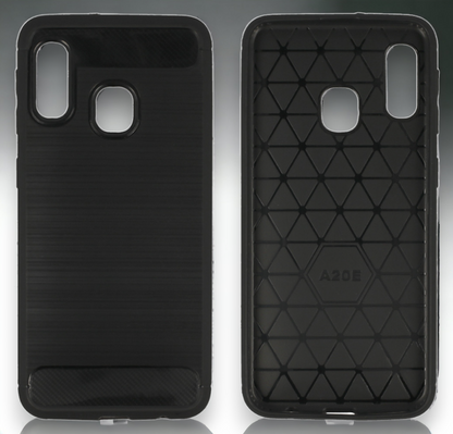 Ovitek "Carbon lite" za Samsung Galaxy A20E - Črna – Infostyle