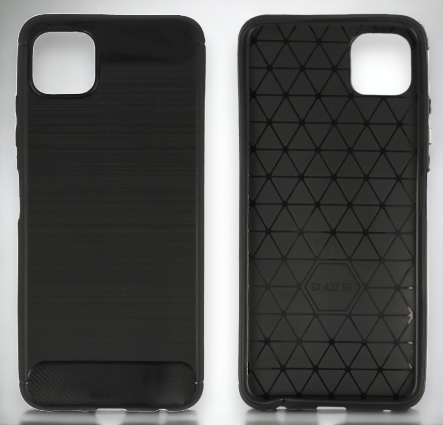 Ovitek "Carbon lite" za Samsung Galaxy A22 5G - Črna – Infostyle