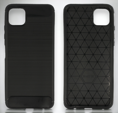 Ovitek "Carbon lite" za Samsung Galaxy A22 5G - Črna – Infostyle
